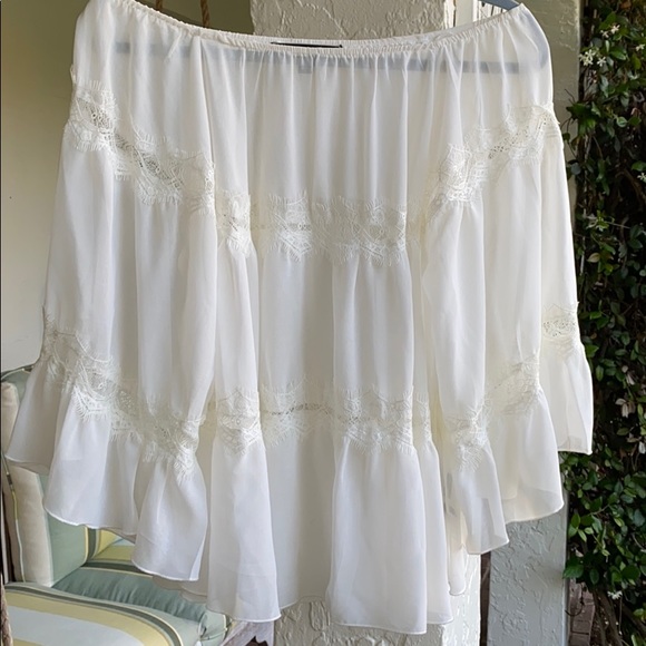 Other - Boho top-sheer with lace.  Best worn on shoulders.